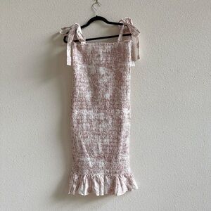 NWT Nothing Fits But Mira Smocked Dress Size M/L Adjustable Strap